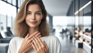 מניקור באשקלון עם לק ג'ל וכלי מניקור למול נוף ים תיכוני