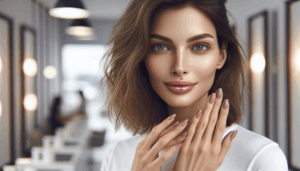 A modern nail salon with gel nail polish techniques in Yavne.